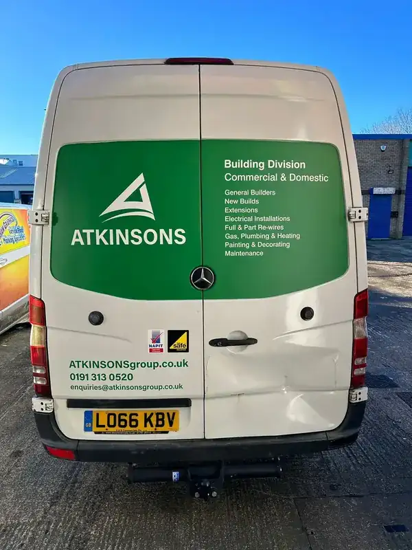 ATKINSONS Building Division van