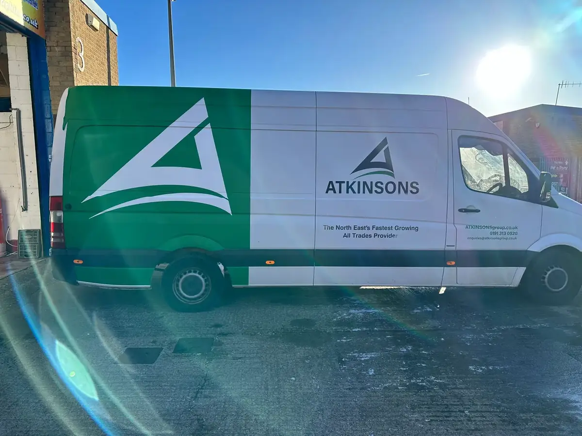 ATKINSONS Building Division Sprinter in full green livery
