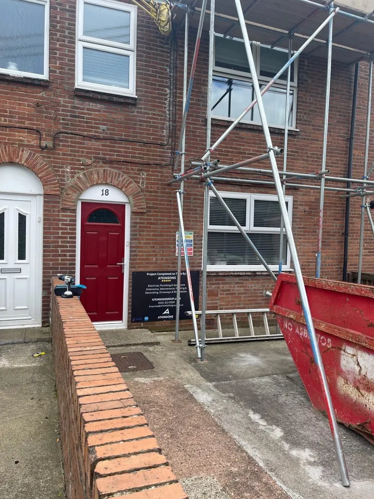 ATKINSONS site board on a live extension project